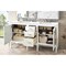 James Martin Vanities Addison 60in Double Vanity, Glossy White w/ 3 CM White Zeus Quartz Top E444-V60D-GW-3WZ - alternate 2